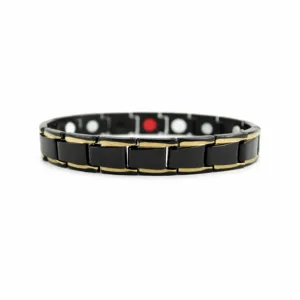 Bracelet magnétique noir élégant