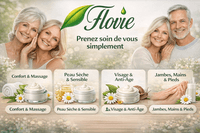 Cosmétiques FLOVIE : soins visage, corps & confort au quotidien
