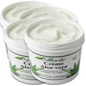 Lot de 4 Crèmes hydratantes à l&rsquo;Aloe vera