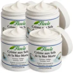 lot de 4 pots de Crème aux sels de la mer morte