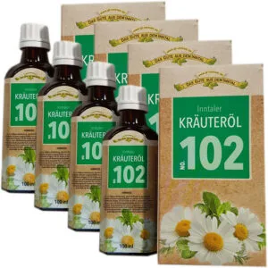 Lot de 4 huiles Kräuteröl 102