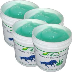 Lot de 4 Baumes du cheval au CBD
