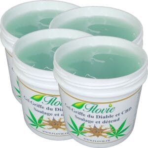 Lot de 4 Gels griffe du diable et CBD