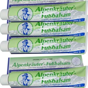 lot de 4 Alpenkrauter Fussbalsam