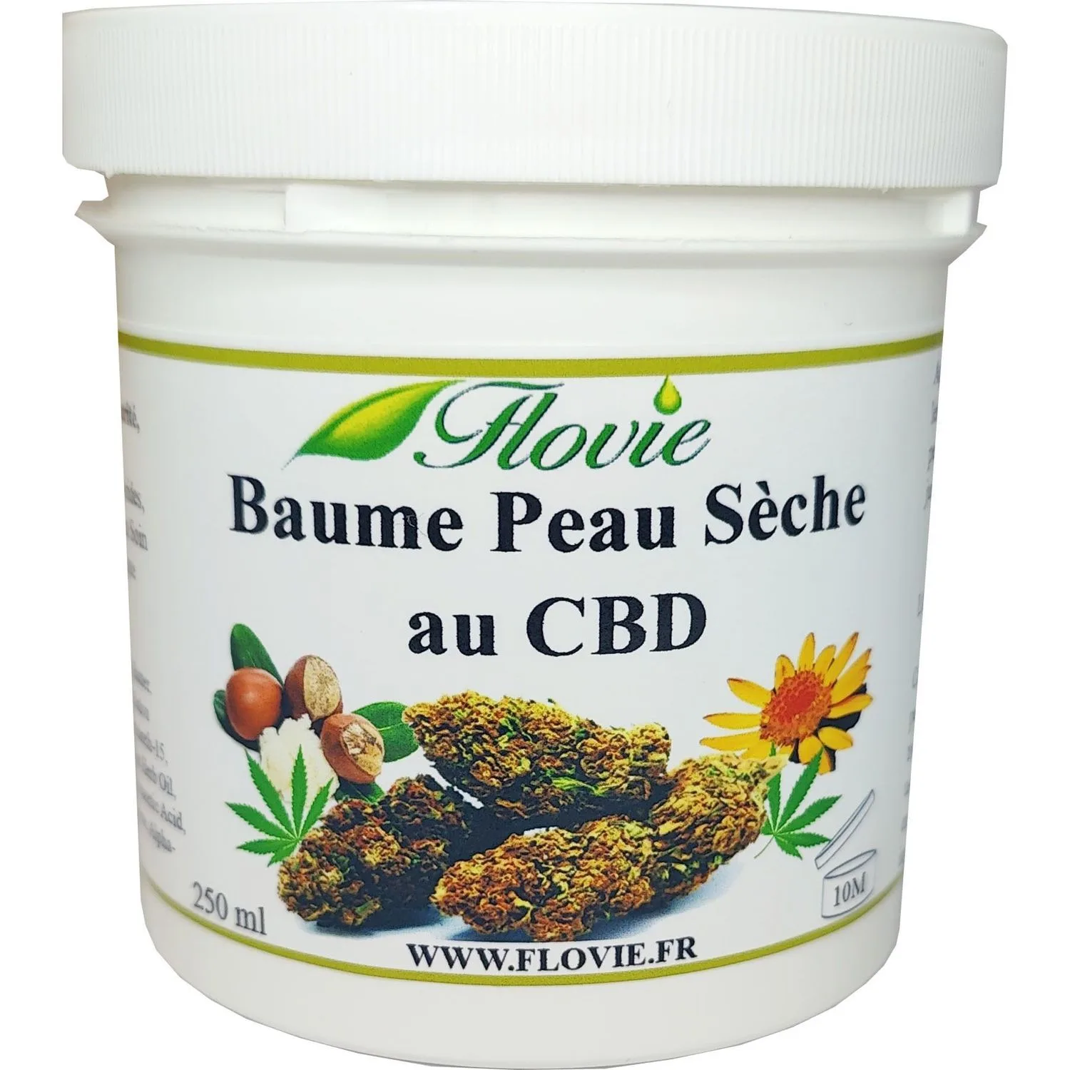 Baume peau sèche au CBD FLOVIE