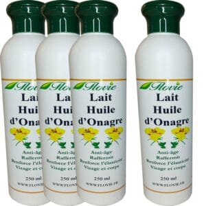 Lot de 4 laits à l&rsquo;huile d&rsquo;onagre