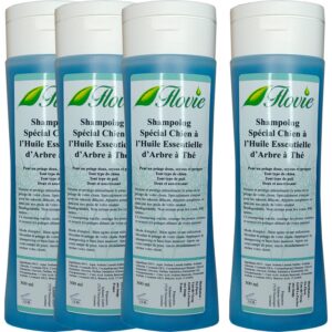 lot de 4 Shampoings Spécial chien à l&rsquo;huile essentielle d&rsquo;arbre à thé