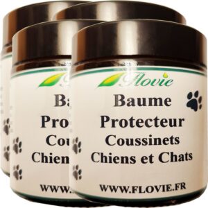 Lot de 4 Baumes protecteur de coussinets plantaires spécial chien et chat