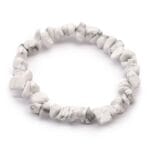 Bracelets en éclat  Jaspe Blanc