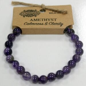 Bracelet en Amethyste - Perle