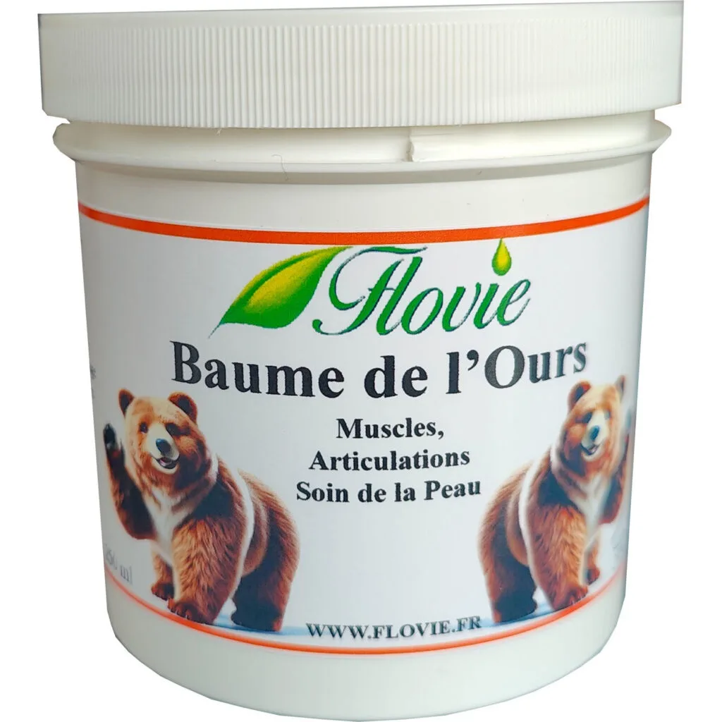 Baume de l'Ours Flovie, soin apaisant et rafraîchissant pour le confort des articulations et des muscles