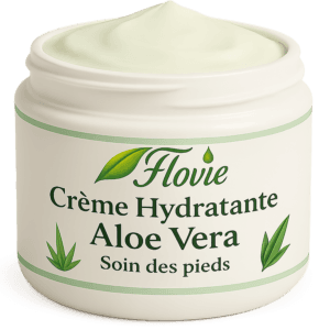Crème hydratante à l&rsquo;Aloe Vera soin des pieds et des jambes