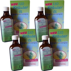 Lot de 4 Kräuter öl 110 NEU