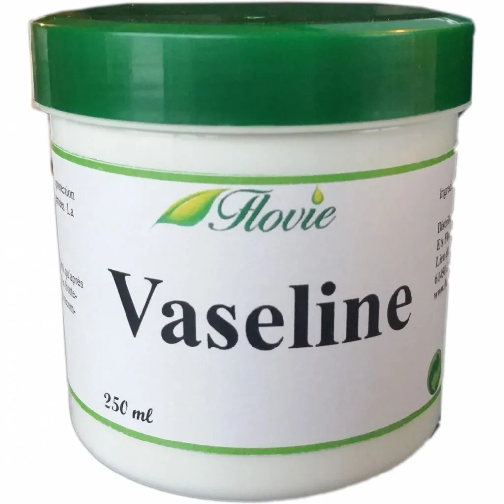 Pot de vaseline Flovie, soin protecteur pour la peau des mains et des pieds, à l'huile de vaseline