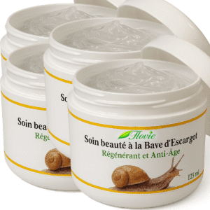 Lot de 4 Soins beauté à la bave d&rsquo;escargot régénérant et anti-âge