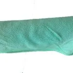 Serviette verte en microfibres