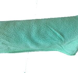 Serviette verte en microfibres