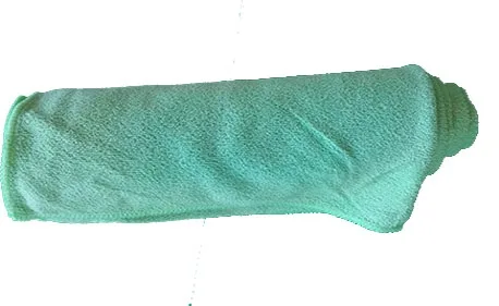 Serviette verte en microfibres - FLOVIE