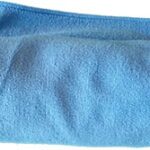 Serviette bleue en microfibres