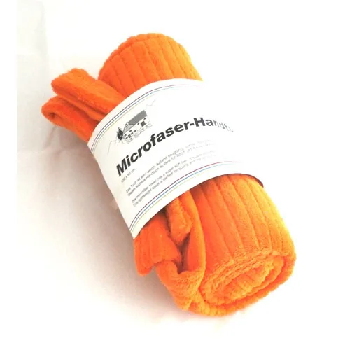Serviette de douche microfibre orange 100 x 80 - FLOVIE