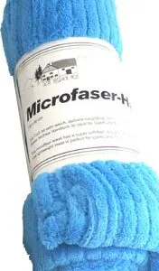 Serviette de douche microfibre bleue 100 x 80