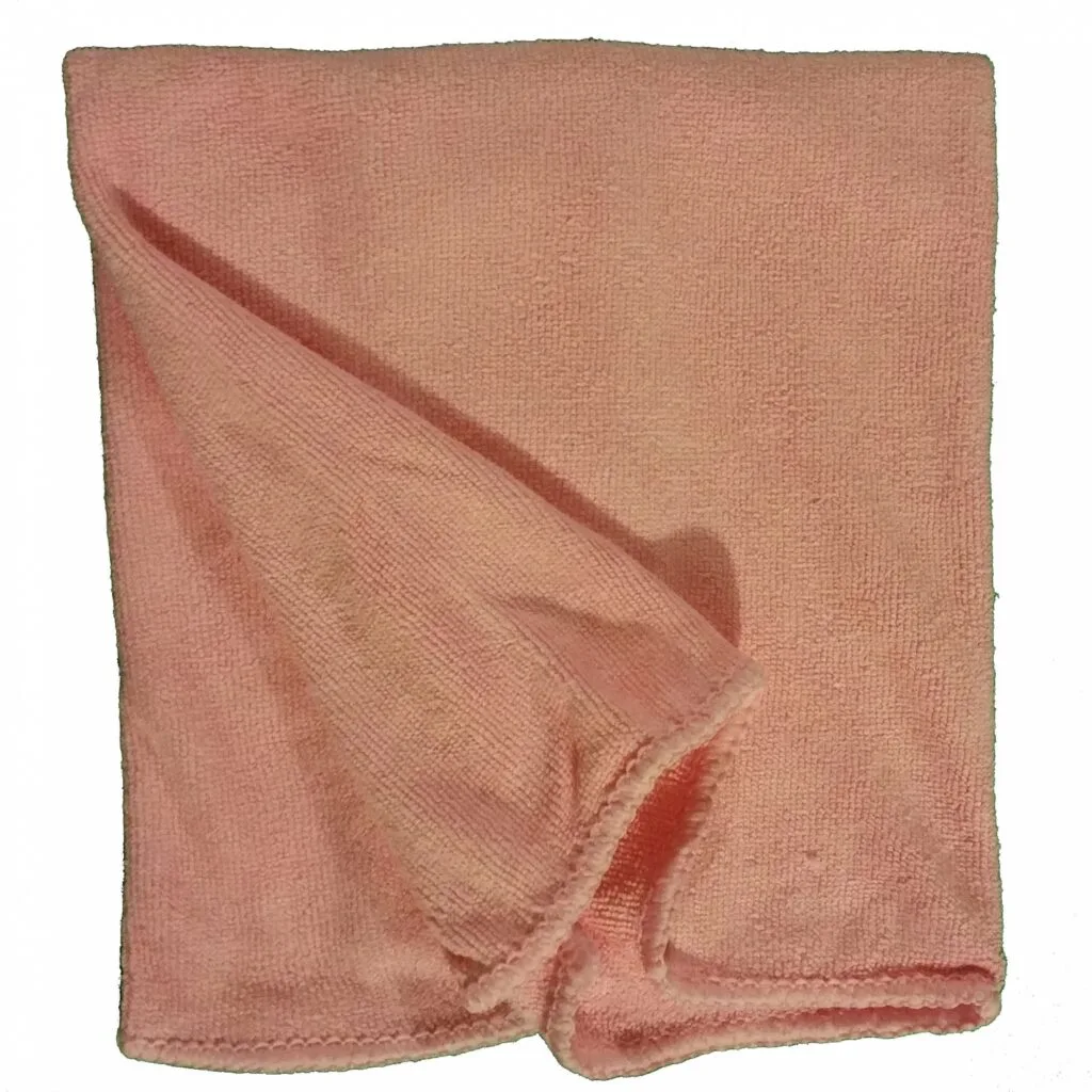 Chiffon en microfibre rose 40 x 40 - FLOVIE